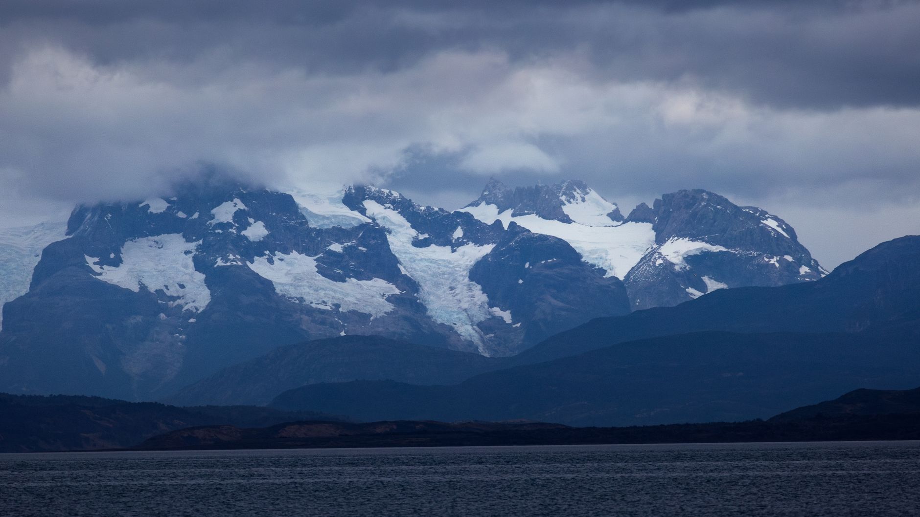 Wild coastal landscape in Patagonia